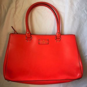 Kate Spade neon orange bag